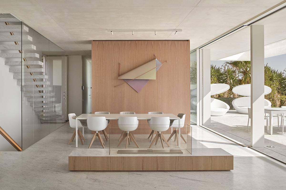 flow slim chaise mdf italia lyon