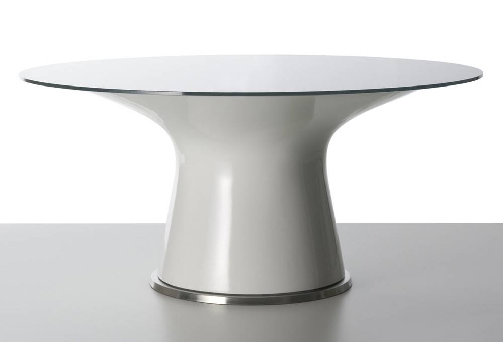 table ronde esprit vintage design à lyon