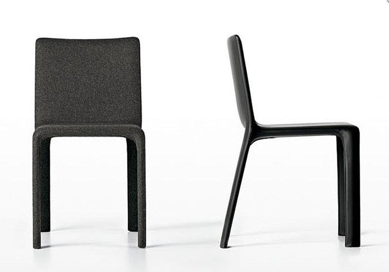 Chaise garnie et petit fauteuil Kristalia JOKOà Lyon
