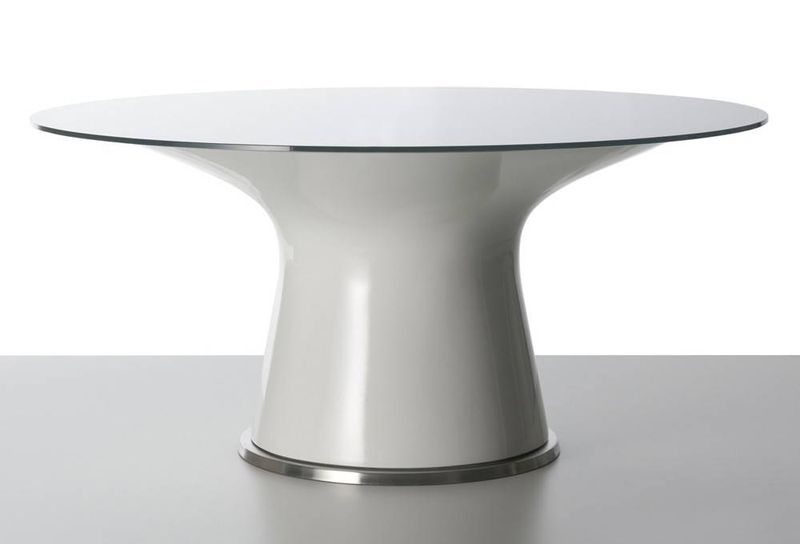table ronde esprit vintage design à lyon